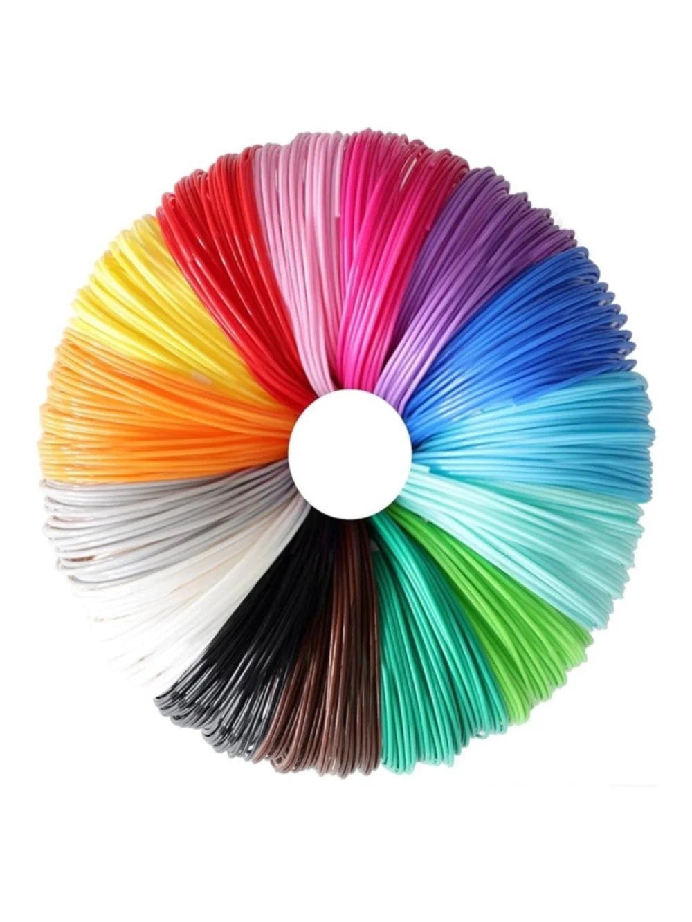 NEW 15 Bright Colors 1.75mm 3D Pen PLA Filament Refill 150ft 3D Pen/3D Printer